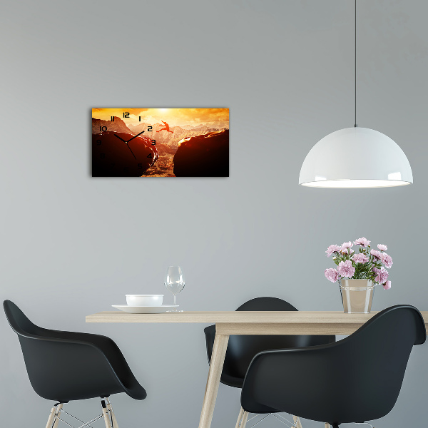 Orologio orizzontale con design 