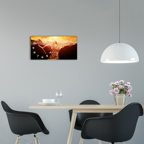 Orologio orizzontale con design 