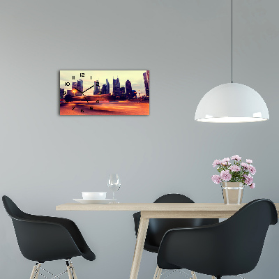 Orologio rettangolare con quadrante ispirato a Shanghai di notte