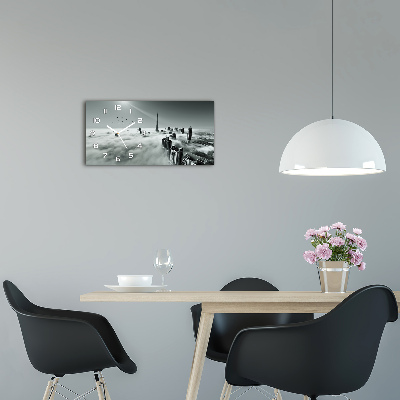 Orologio orizzontale con stampa 