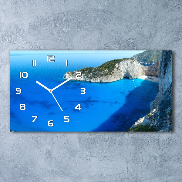 Orologio rettangolare con motivo isola di Zante, Grecia