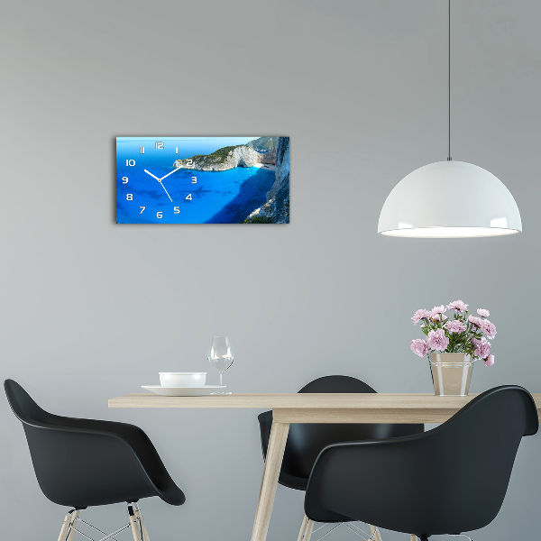 Orologio rettangolare con motivo isola di Zante, Grecia