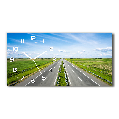 Orologio rettangolare con motivo 