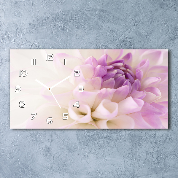 Orologio orizzontale con quadrante Dalia bianca