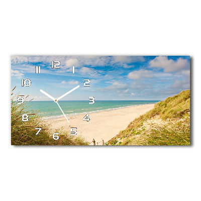 Orologio orizzontale con motivo Dune costiere