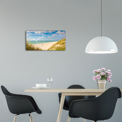 Orologio orizzontale con motivo Dune costiere