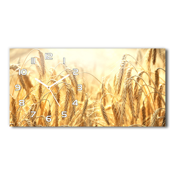 Orologio orizzontale in finitura caffè