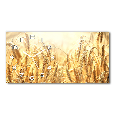 Orologio orizzontale in finitura caffè