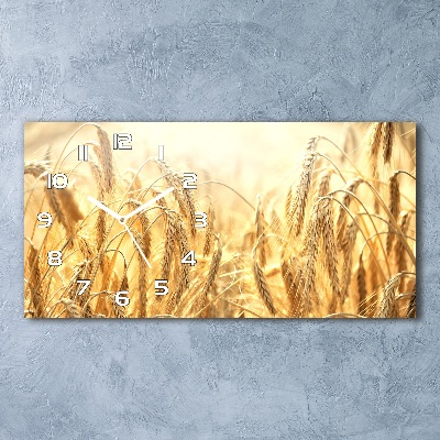 Orologio orizzontale in finitura caffè