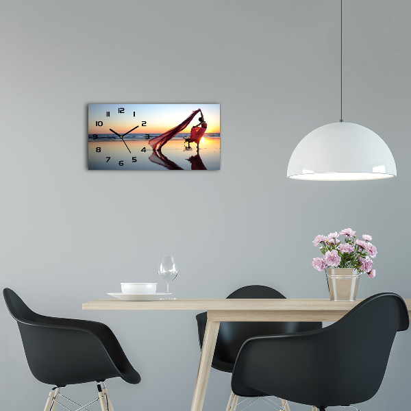 Orologio orizzontale con motivo di donna che balla