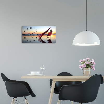 Orologio orizzontale con motivo di donna che balla