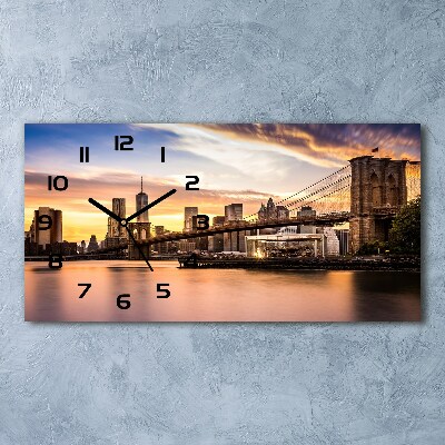 Orologio rettangolare con quadrante ispirato al Ponte di Brooklyn