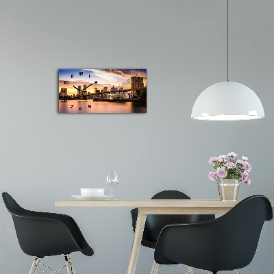 Orologio rettangolare con quadrante ispirato al Ponte di Brooklyn