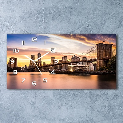 Orologio rettangolare con quadrante ispirato al Ponte di Brooklyn