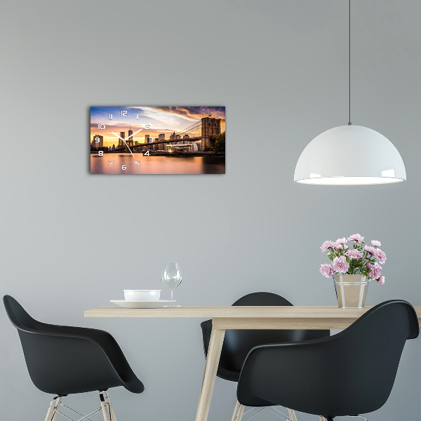 Orologio rettangolare con quadrante ispirato al Ponte di Brooklyn