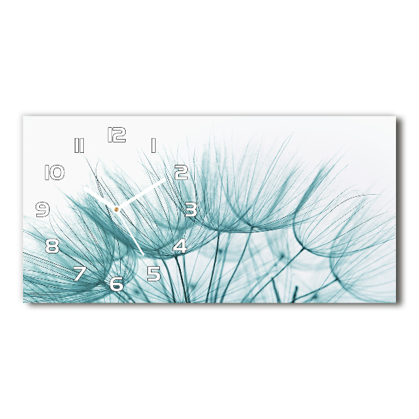 Orologio orizzontale con motivo di semi di tarassaco