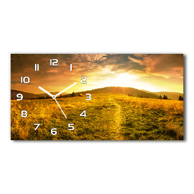 Orologio orizzontale con panorama dei Monti Tatra