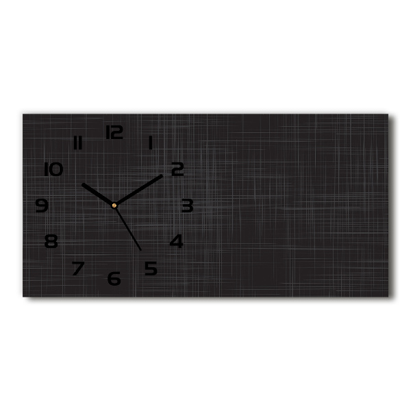 Orologio rettangolare con quadrante in tessuto dalla finitura uniforme