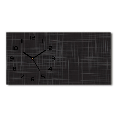 Orologio rettangolare con quadrante in tessuto dalla finitura uniforme