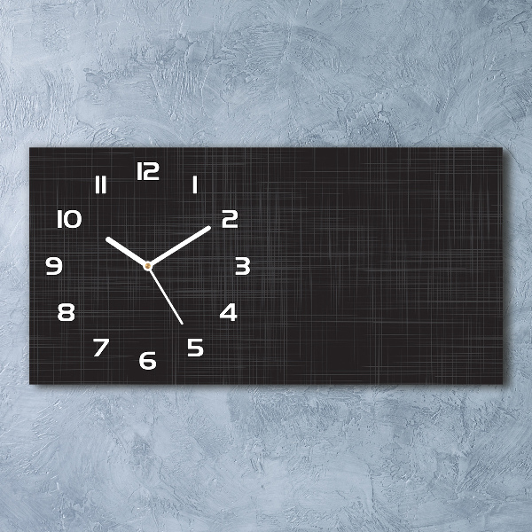 Orologio rettangolare con quadrante in tessuto dalla finitura uniforme