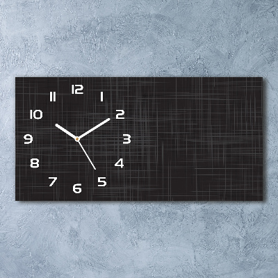 Orologio rettangolare con quadrante in tessuto dalla finitura uniforme