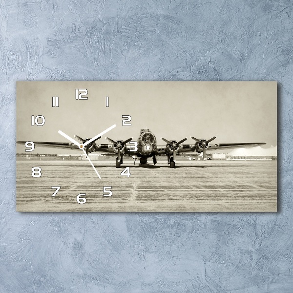 Orologio rettangolare con motivo 