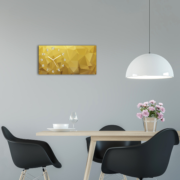 Orologio orizzontale con sfondo astratto