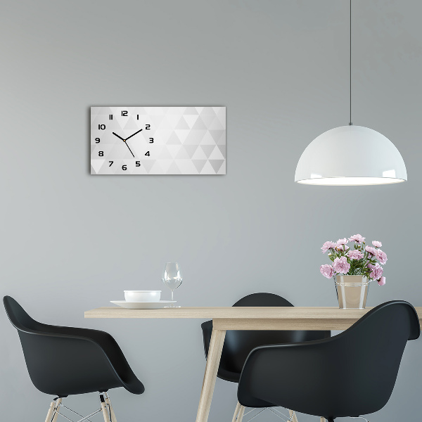 Orologio orizzontale con sfondo astratto