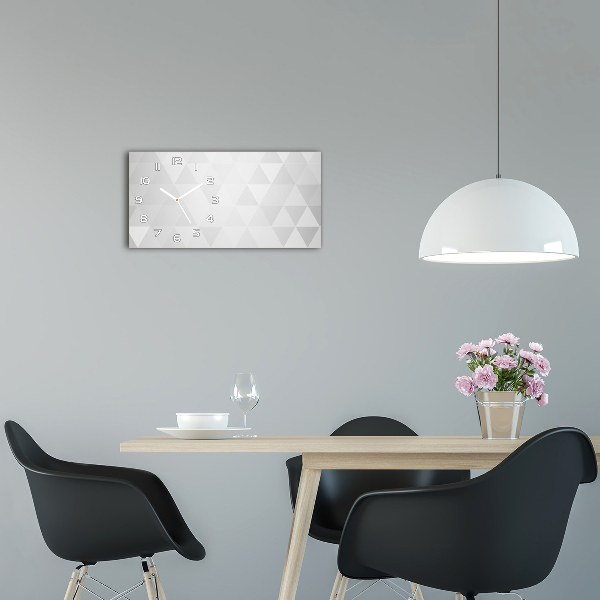 Orologio orizzontale con sfondo astratto