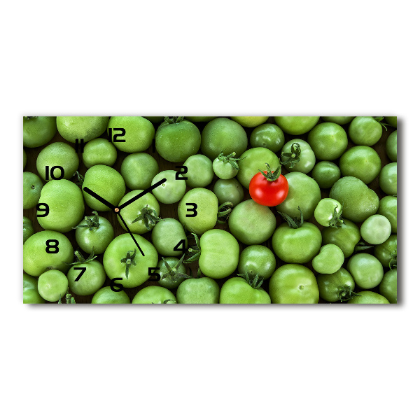 Orologio orizzontale con quadrante dal motivo pomodoro maturo