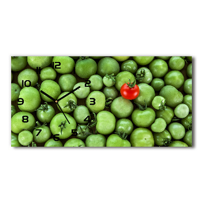 Orologio orizzontale con quadrante dal motivo pomodoro maturo