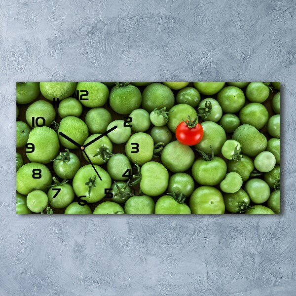 Orologio orizzontale con quadrante dal motivo pomodoro maturo