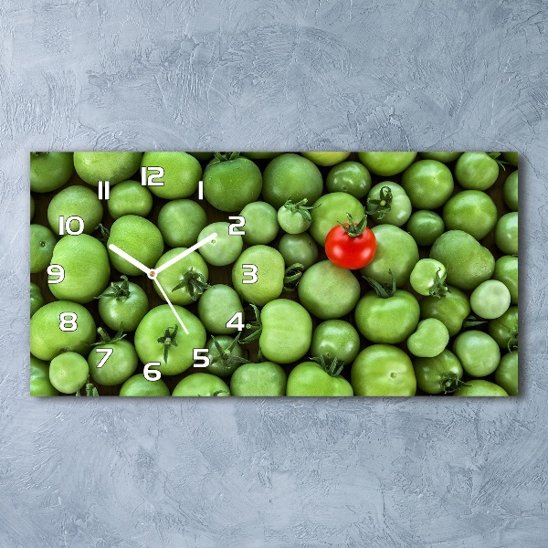 Orologio orizzontale con quadrante dal motivo pomodoro maturo