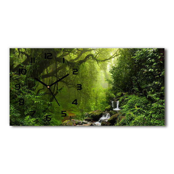 Orologio rettangolare con motivo 