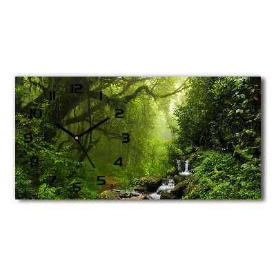 Orologio rettangolare con motivo 