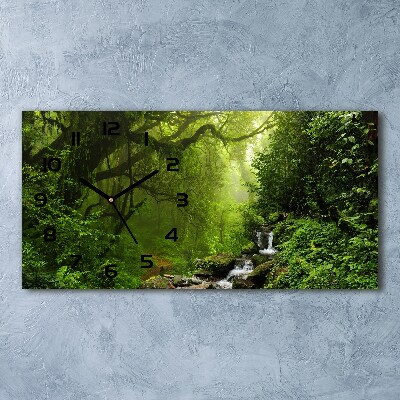 Orologio rettangolare con motivo 