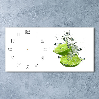 Orologio rettangolare con quadrante effetto calce e resistenza all'acqua