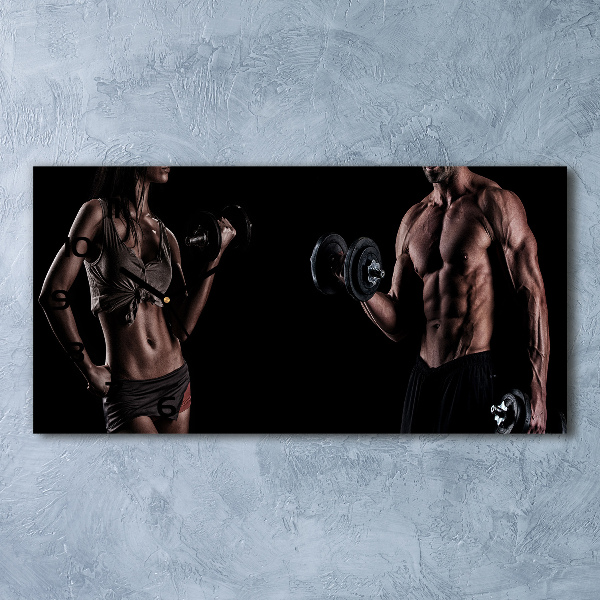 Orologio orizzontale da parete in stile per edifici sportivi