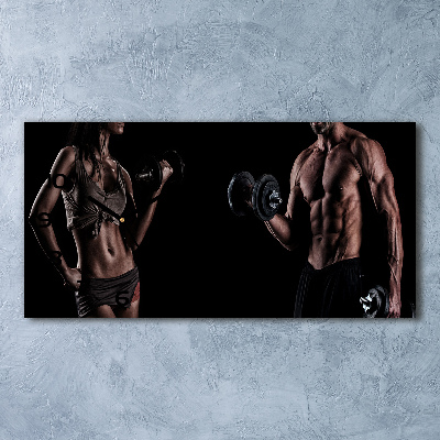 Orologio orizzontale da parete in stile per edifici sportivi