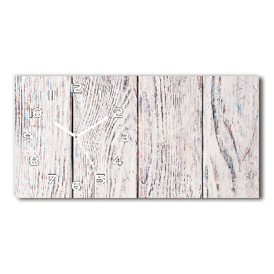 Orologio orizzontale da parete in legno