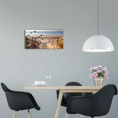 Orologio rettangolare con motivo 