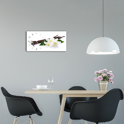 Orologio rettangolare con motivo di gelsomino e vaniglia