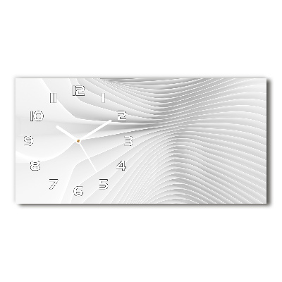 Orologio rettangolare con quadrante dalle linee astratte