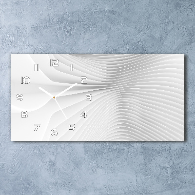 Orologio rettangolare con quadrante dalle linee astratte