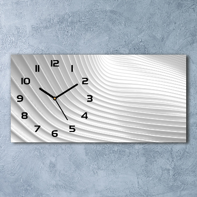 Orologio orizzontale con motivo a linee astratte