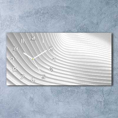 Orologio orizzontale con motivo a linee astratte