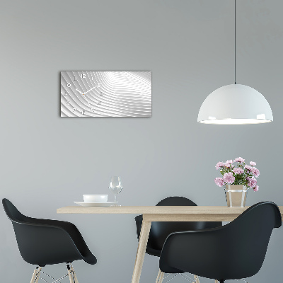 Orologio orizzontale con motivo a linee astratte