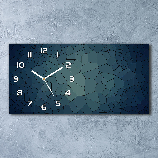 Orologio orizzontale con motivo a sfondo astratto