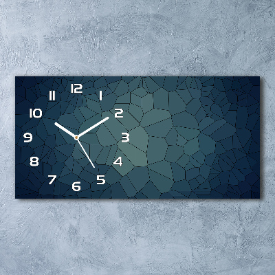 Orologio orizzontale con motivo a sfondo astratto