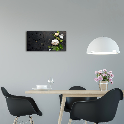 Orologio orizzontale con motivo all'aglio